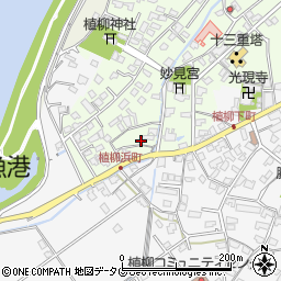 熊本県八代市植柳元町5411-1周辺の地図