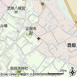 熊本県八代市奈良木町17-1周辺の地図