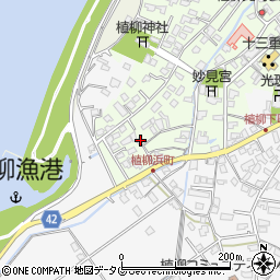 熊本県八代市植柳元町5417周辺の地図