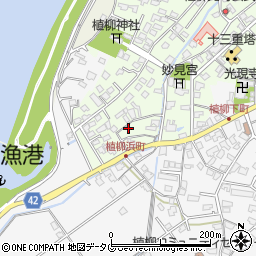 熊本県八代市植柳元町5424周辺の地図
