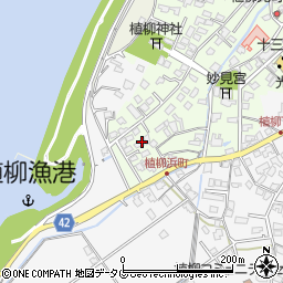 熊本県八代市植柳元町5377-3周辺の地図