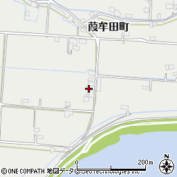 熊本県八代市葭牟田町973-3周辺の地図