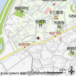 熊本県八代市植柳元町5573周辺の地図
