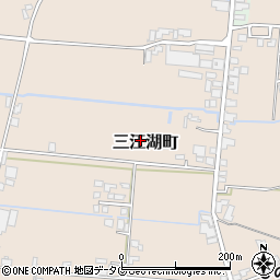 熊本県八代市三江湖町周辺の地図