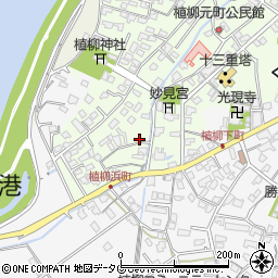 熊本県八代市植柳元町5448周辺の地図