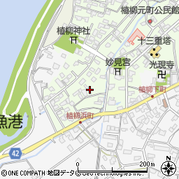 熊本県八代市植柳元町5439周辺の地図