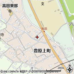 熊本県八代市豊原上町2951周辺の地図
