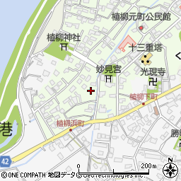 熊本県八代市植柳元町5451周辺の地図