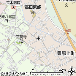 熊本県八代市豊原上町3283周辺の地図
