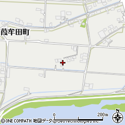 熊本県八代市葭牟田町1032周辺の地図