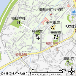 熊本県八代市植柳元町5556周辺の地図