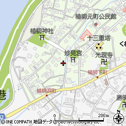 熊本県八代市植柳元町5454周辺の地図