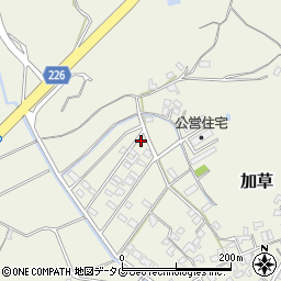宮崎県東臼杵郡門川町加草1625周辺の地図