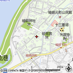 熊本県八代市植柳元町5389-3周辺の地図