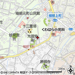 熊本県八代市植柳元町5642-3周辺の地図