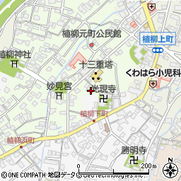熊本県八代市植柳元町5643周辺の地図