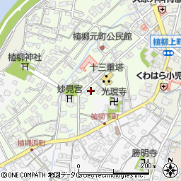 熊本県八代市植柳元町5607周辺の地図