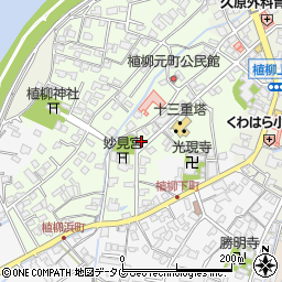 熊本県八代市植柳元町5612周辺の地図