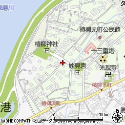 熊本県八代市植柳元町5463-1周辺の地図
