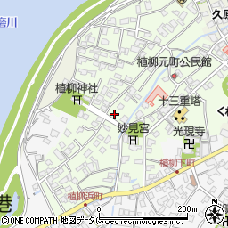 熊本県八代市植柳元町5468周辺の地図