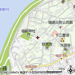 熊本県八代市植柳元町5278周辺の地図