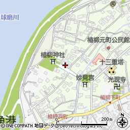 熊本県八代市植柳元町5262周辺の地図
