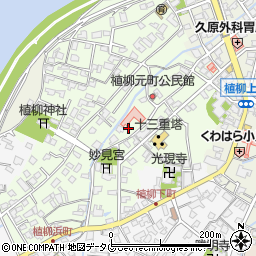 熊本県八代市植柳元町5545-1周辺の地図