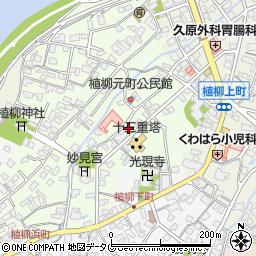 熊本県八代市植柳元町5627周辺の地図