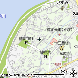 熊本県八代市植柳元町5270周辺の地図