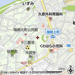 熊本県八代市植柳元町5676周辺の地図