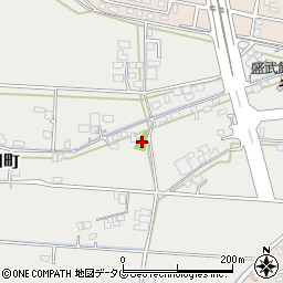 熊本県八代市葭牟田町1009-1周辺の地図