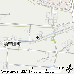 熊本県八代市葭牟田町256-2周辺の地図