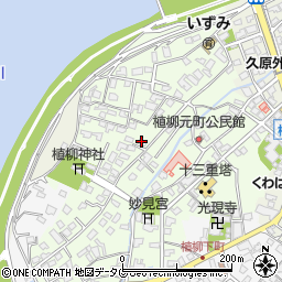 熊本県八代市植柳元町5229周辺の地図