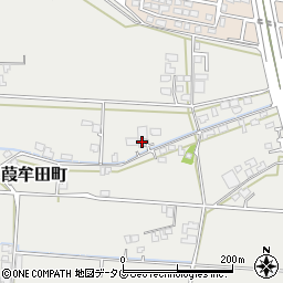 熊本県八代市葭牟田町255-4周辺の地図