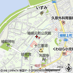 熊本県八代市植柳元町5538周辺の地図