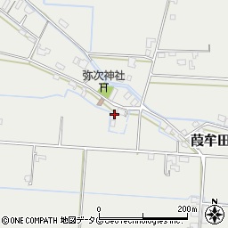 熊本県八代市葭牟田町878周辺の地図
