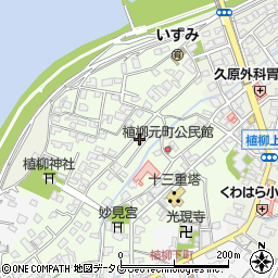 熊本県八代市植柳元町5495周辺の地図