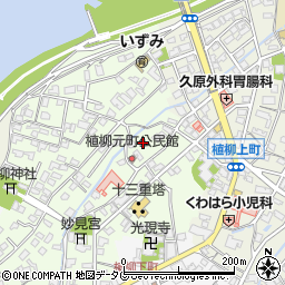 熊本県八代市植柳元町5530周辺の地図
