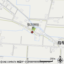 葭牟田町研修所周辺の地図