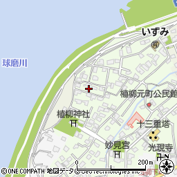 熊本県八代市植柳元町5200周辺の地図