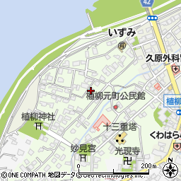 熊本県八代市植柳元町5185周辺の地図