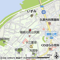 熊本県八代市植柳元町5512周辺の地図