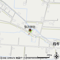 熊本県八代市葭牟田町314周辺の地図