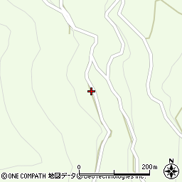 宮崎県美郷町（東臼杵郡）西郷山三ヶ周辺の地図