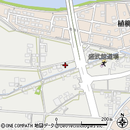 熊本県八代市葭牟田町156-3周辺の地図