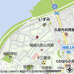 熊本県八代市植柳元町5858周辺の地図