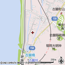 熊本県八代市古麓町852周辺の地図