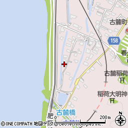 熊本県八代市古麓町827-2周辺の地図