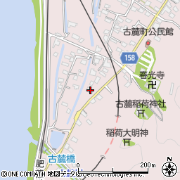 熊本県八代市古麓町908周辺の地図