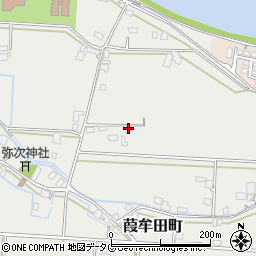 熊本県八代市葭牟田町201-4周辺の地図